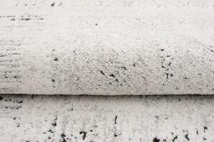 Tappeto Lotus Vintage Puntinato Avorio Antracite Pelo Corto