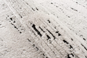 Tappeto Lotus Vintage Puntinato Avorio Antracite Pelo Corto