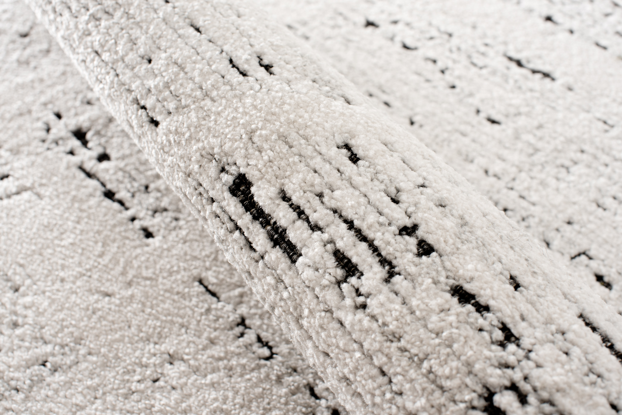 Tappeto Lotus Vintage Puntinato Avorio Antracite Pelo Corto