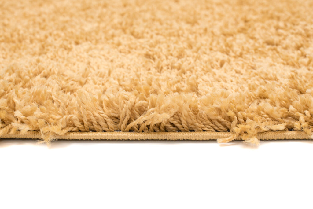 Tappeto Passatoia Essence Shaggy Monocolore Senape