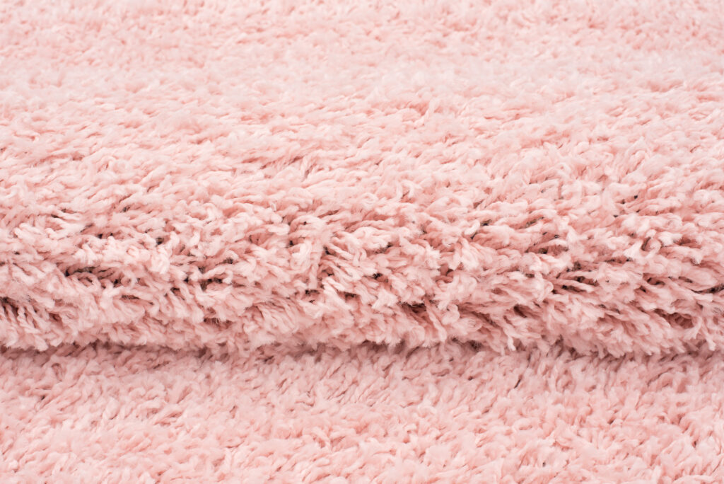 Tappeto Essence Quadrato Shaggy Rosa