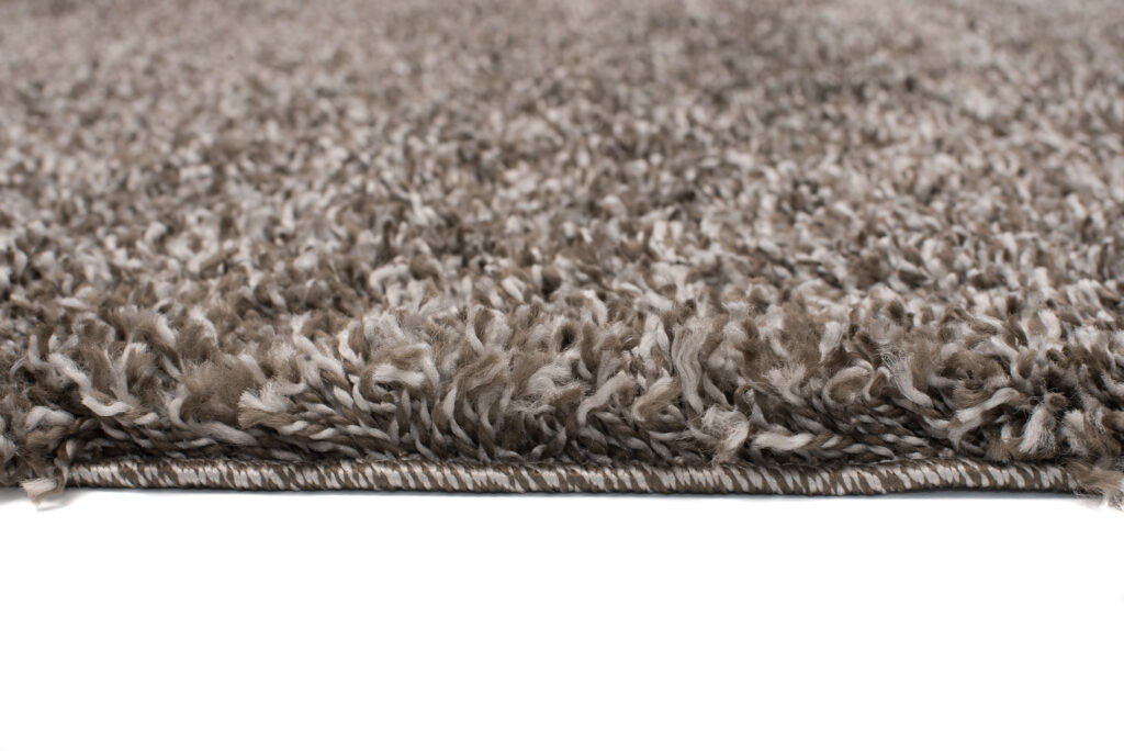 Tappeto Essence Quadrato Shaggy Taupe Grigio Melange