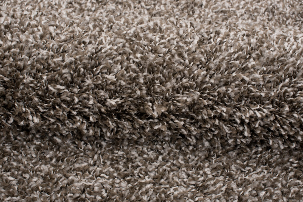 Tappeto Essence Quadrato Shaggy Taupe Grigio Melange