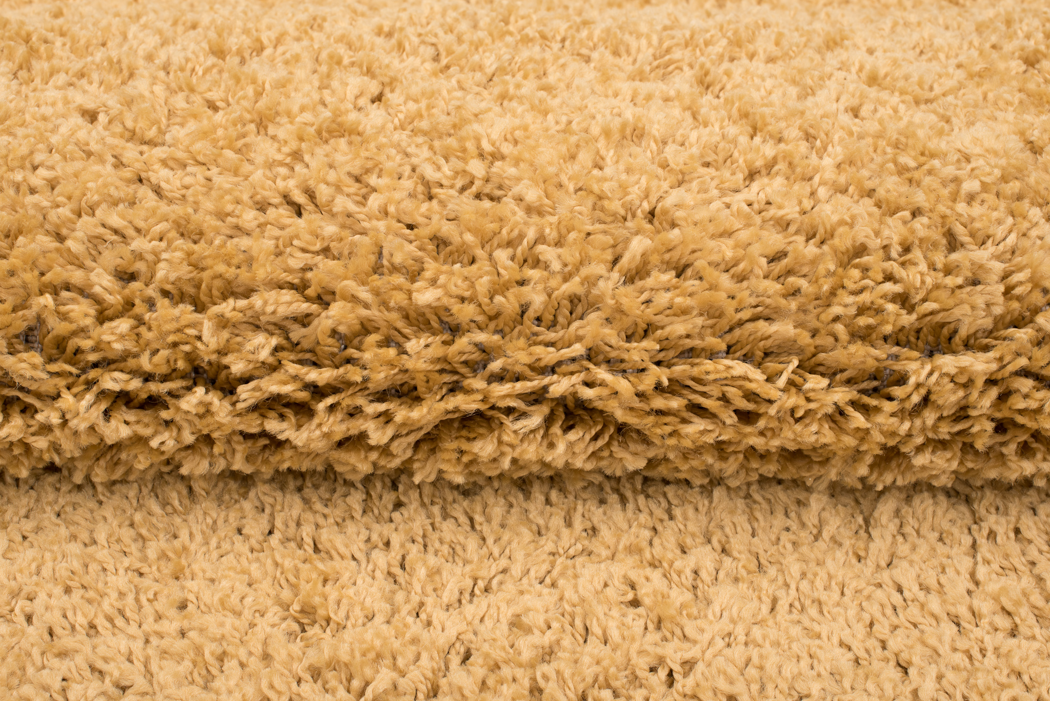 Tappeto Essence Quadrato Shaggy Senape