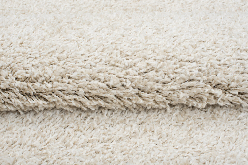Tappeto Passatoia Essence Shaggy Monocolore Beige Chiaro