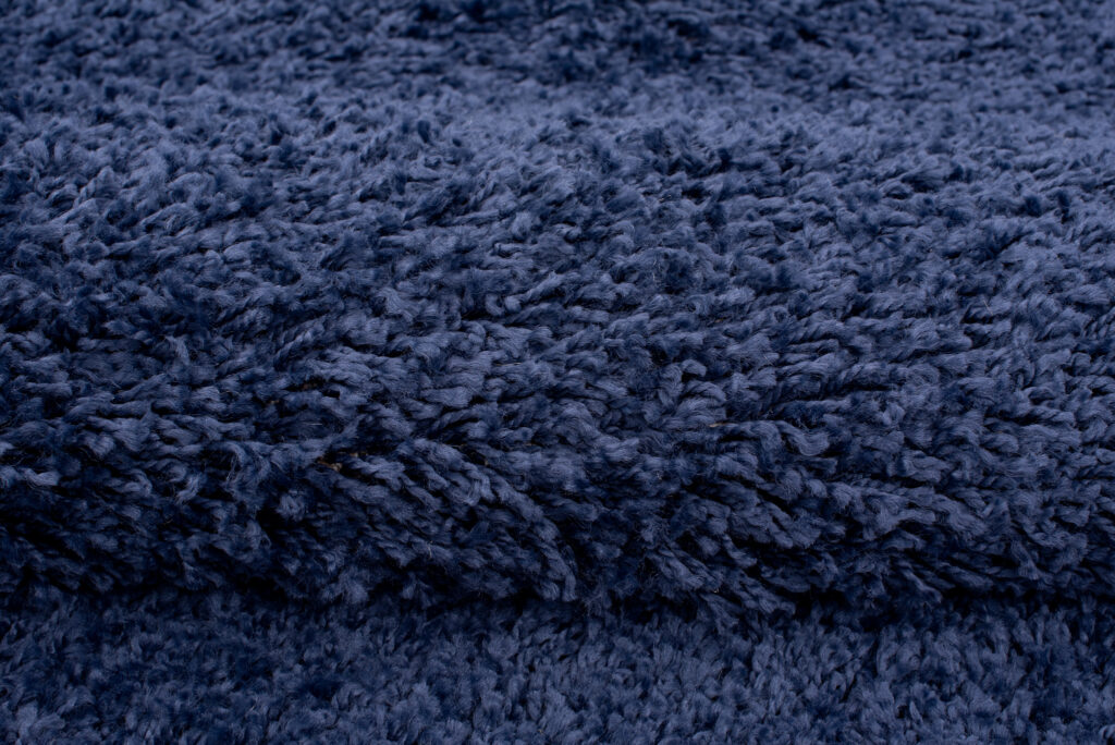 Tappeto Essence Quadrato Shaggy Blu Navy