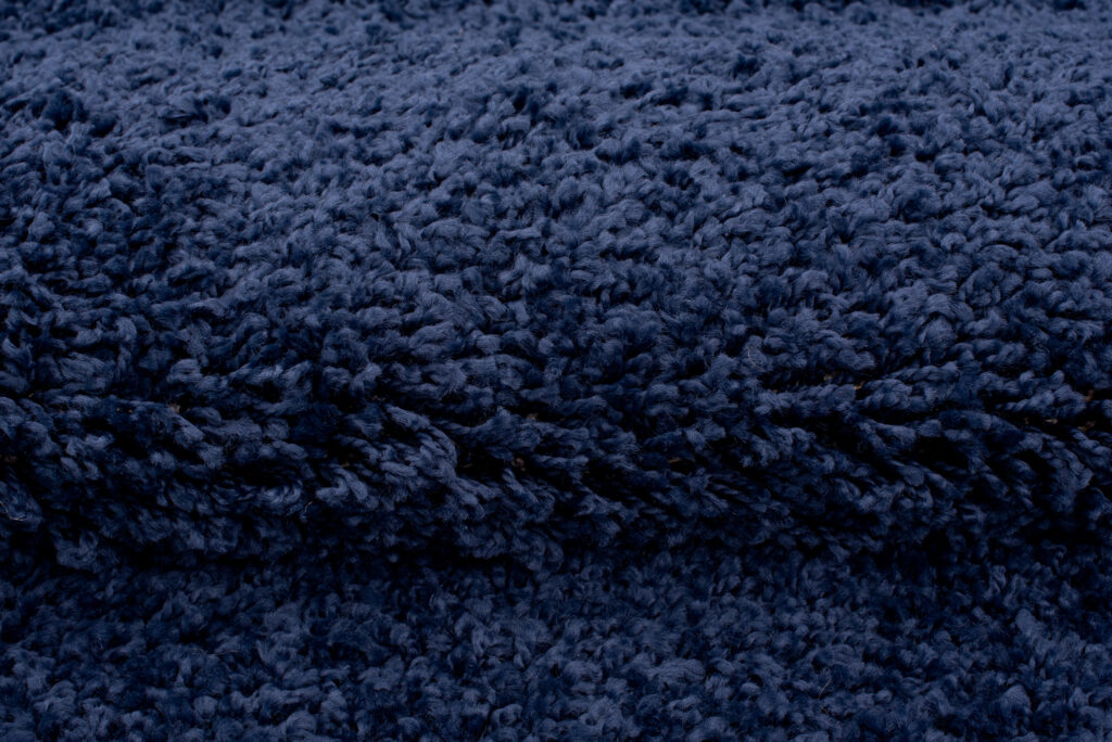 Tappeto Passatoia Essence Shaggy Monocolore Blu Scuro