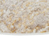 Tappeto Crystal Rotondo Beige Oro Crema Marmo