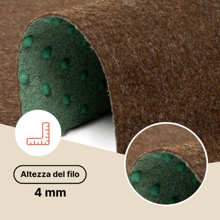 Erba Sintetica Pemba Marrone 4mm