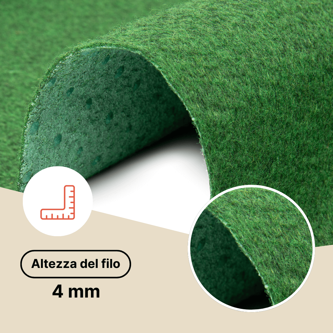 Erba Sintetica Pemba Verde 4mm