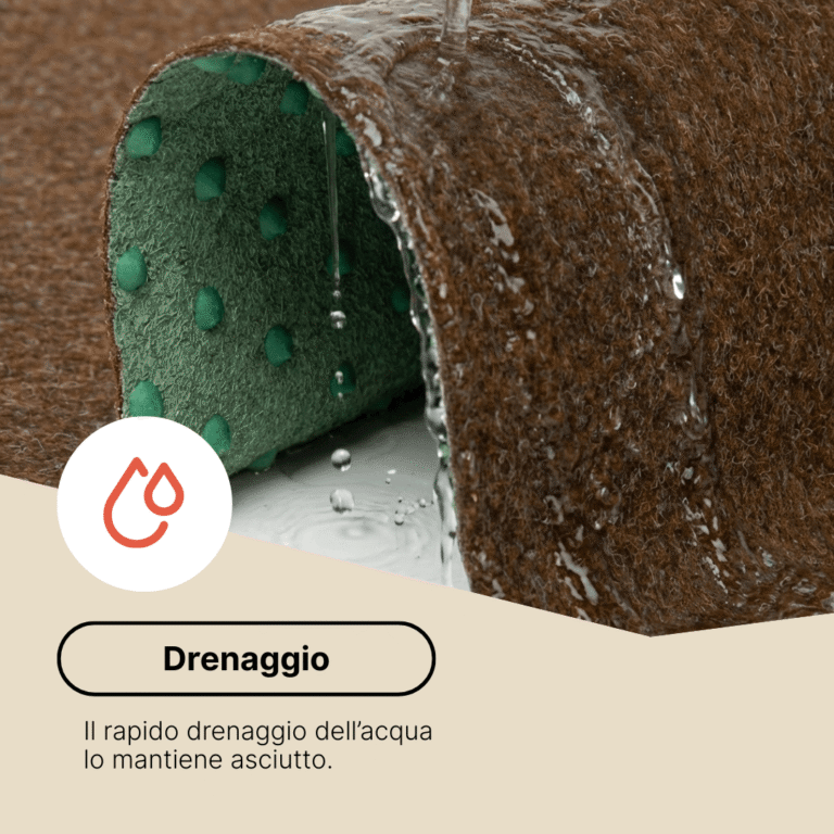 Erba Sintetica Pemba Marrone 4mm