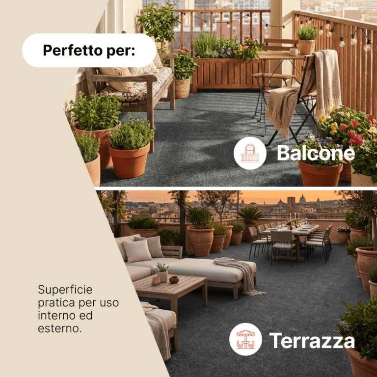 Erba Sintetica Pemba Grigio 4mm