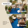 Erba Sintetica Garden Blu 7mm