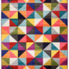 Tappeto Salsa Multicolore Triangoli
