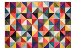 Tappeto Salsa Multicolore Triangoli