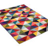 Tappeto Salsa Multicolore Triangoli