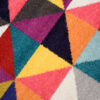 Tappeto Salsa Multicolore Triangoli