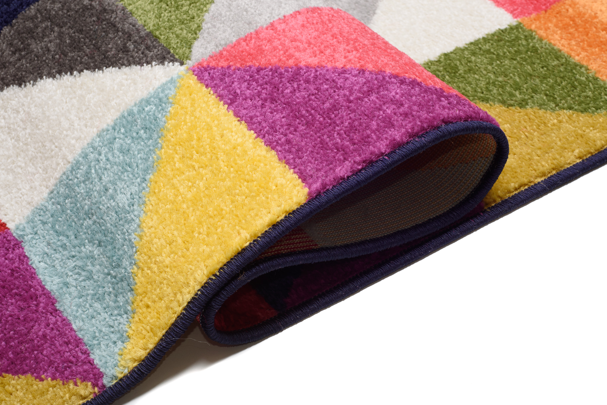 Tappeto Salsa Multicolore Triangoli