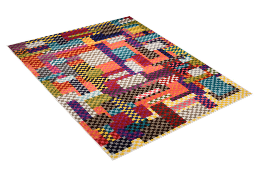 Tappeto Salsa Geometrico Multicolore