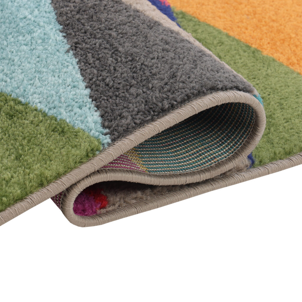 Tappeto Salsa Multicolore Rombi