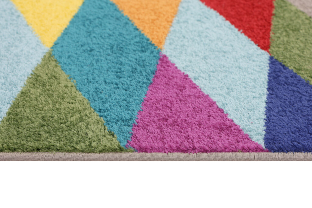 Tappeto Salsa Multicolore Rombi