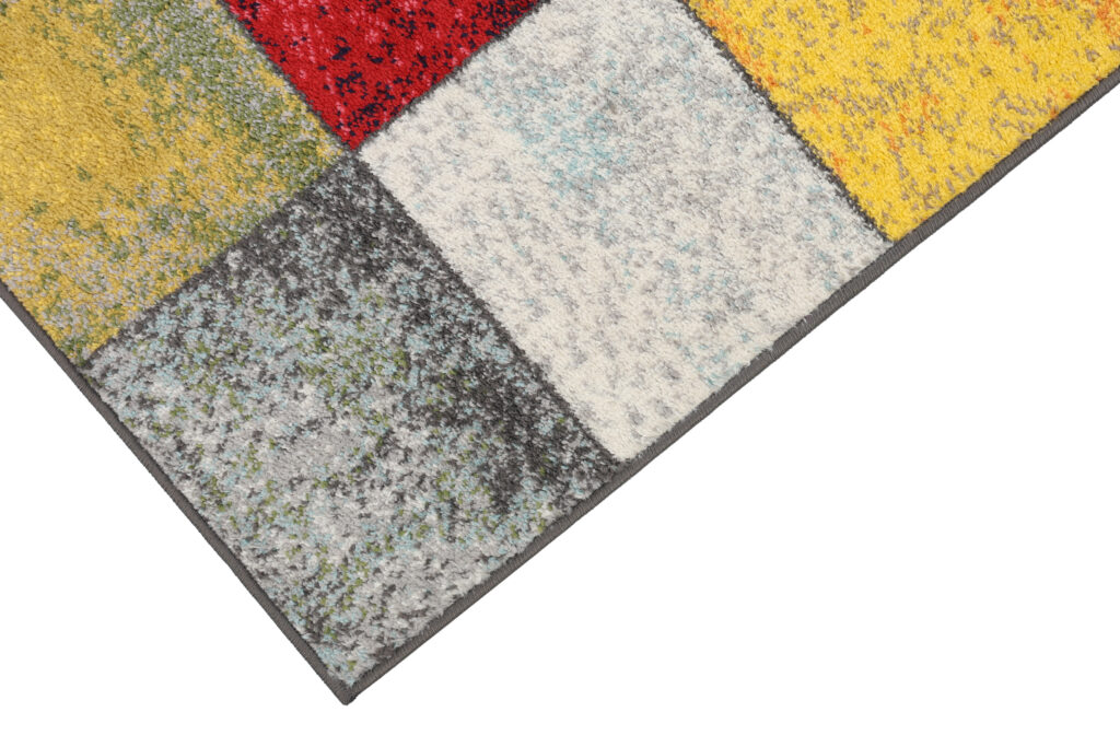 Tappeto Salsa Multicolore Quadrati