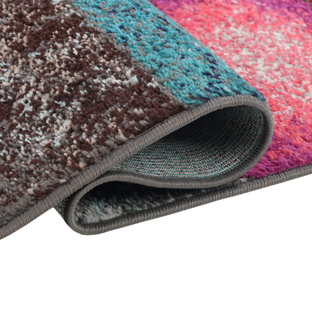 Tappeto Salsa Multicolore Quadrati
