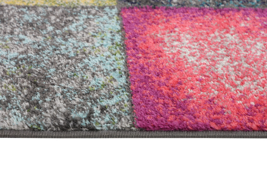 Tappeto Salsa Multicolore Quadrati