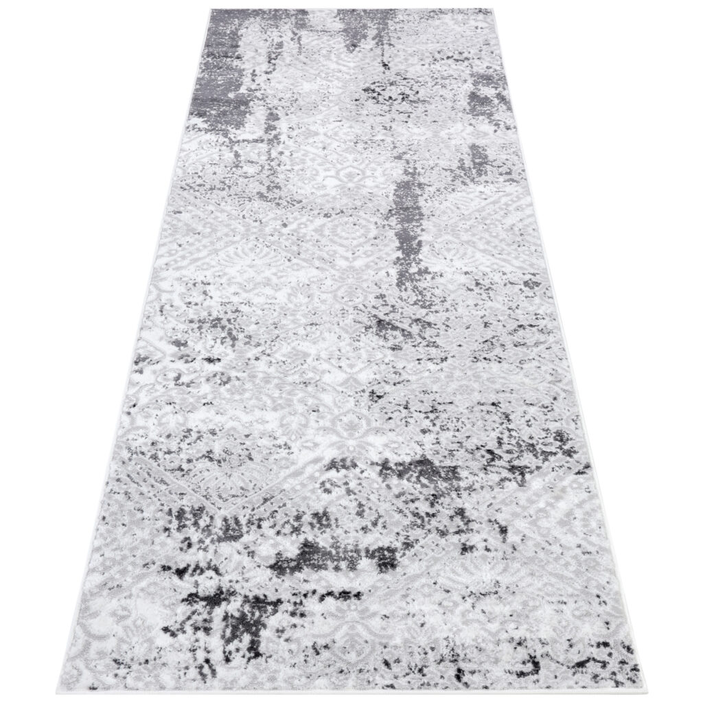 Tappeto Passatoia Sky Grigio Crema Vintage Ornamenti