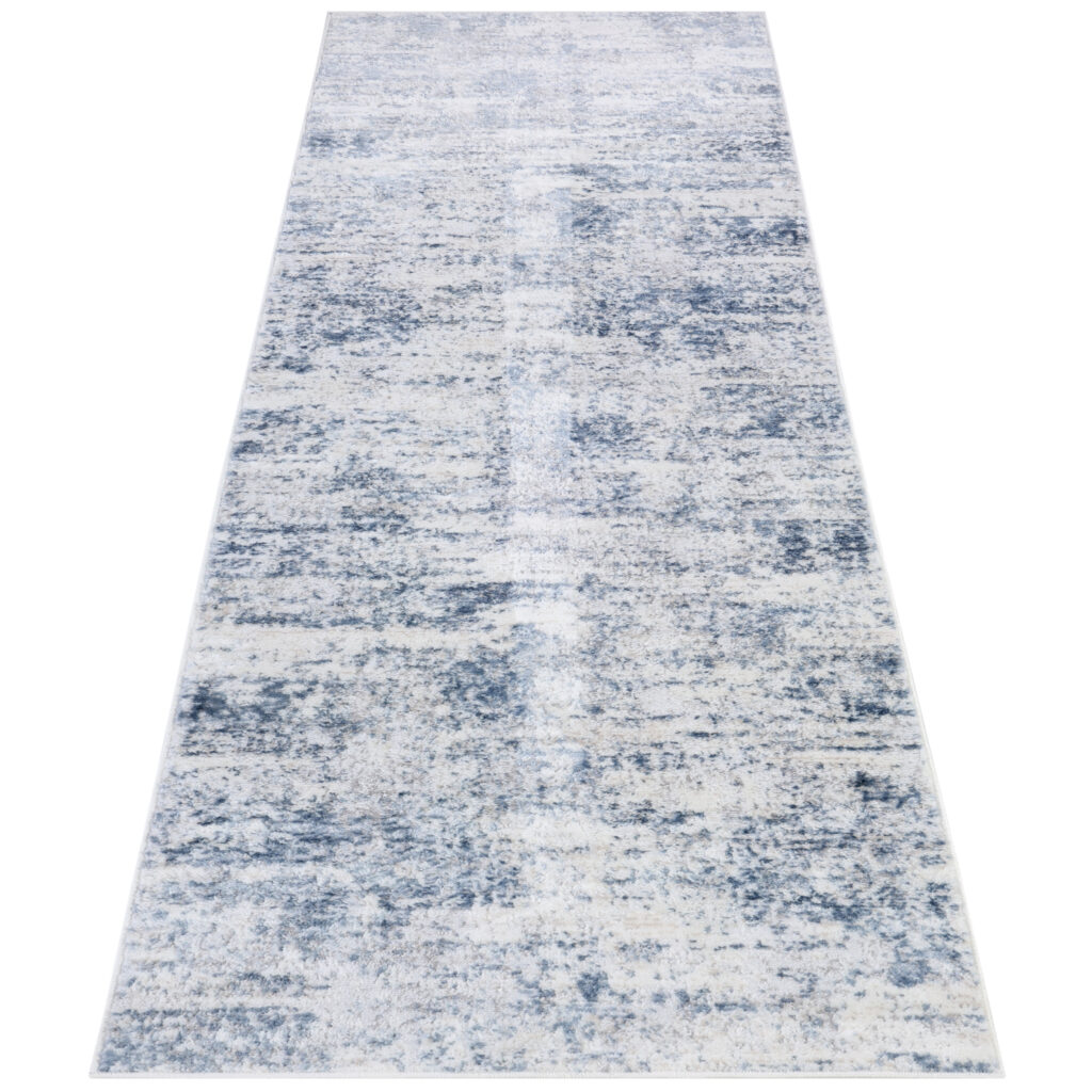 Tappeto Passatoia Sky Blu Crema Astratto Sfumature
