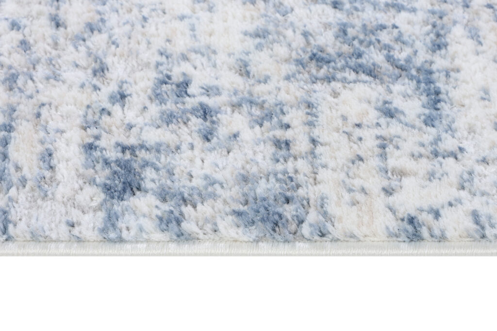 Tappeto Passatoia Sky Blu Crema Astratto Sfumature