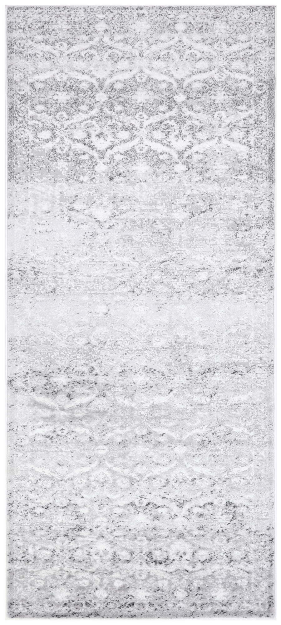 Tappeto Passatoia Sky Grigio Vintage Floreale Sfumature