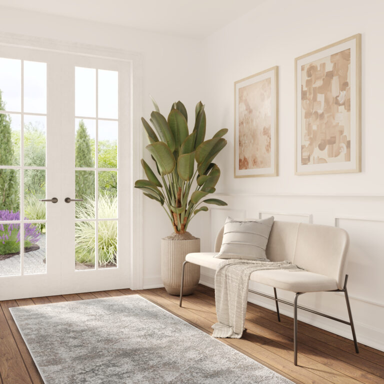 Tappeto Passatoia Valley Grigio Beige Geometrico Quadrato