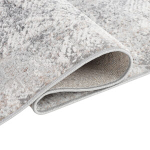 Tappeto Passatoia Valley Grigio Beige Geometrico Quadrato