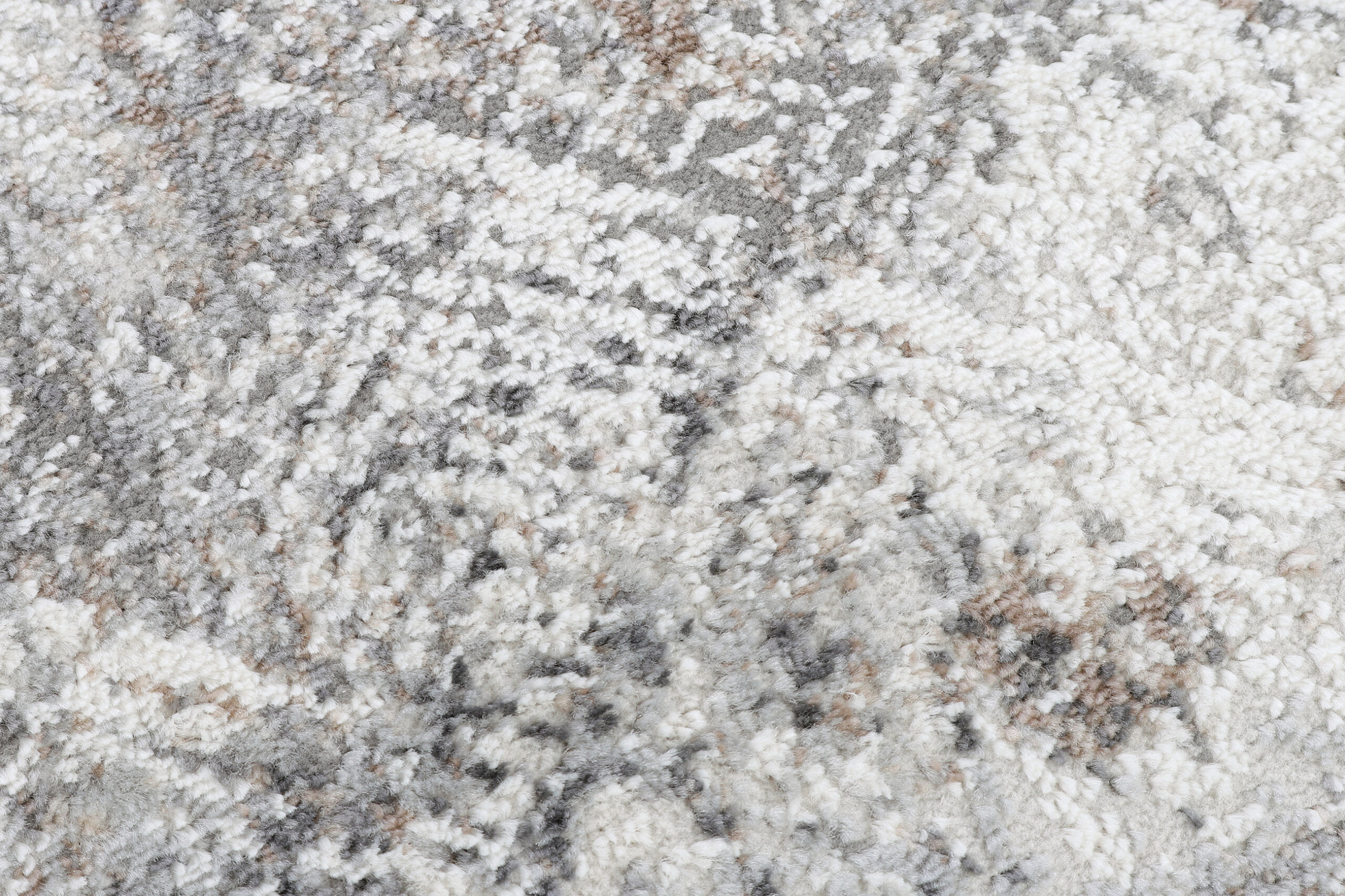 Tappeto Passatoia Valley Grigio Beige Geometrico Quadrato