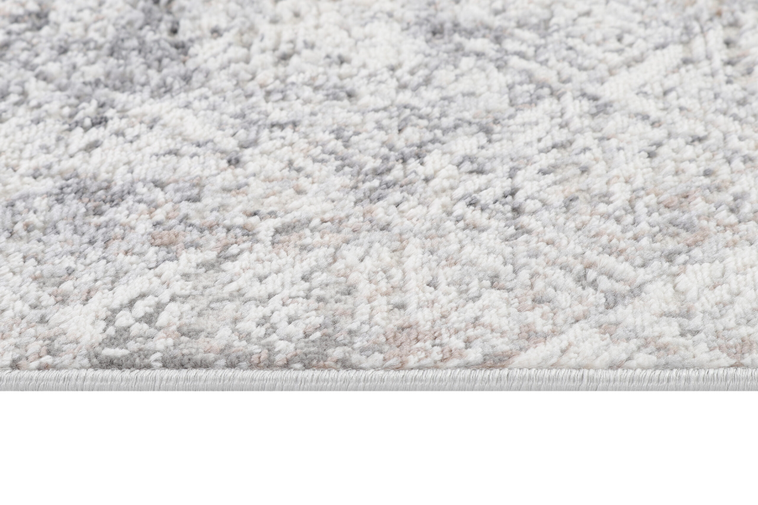 Tappeto Passatoia Valley Grigio Beige Geometrico Quadrato