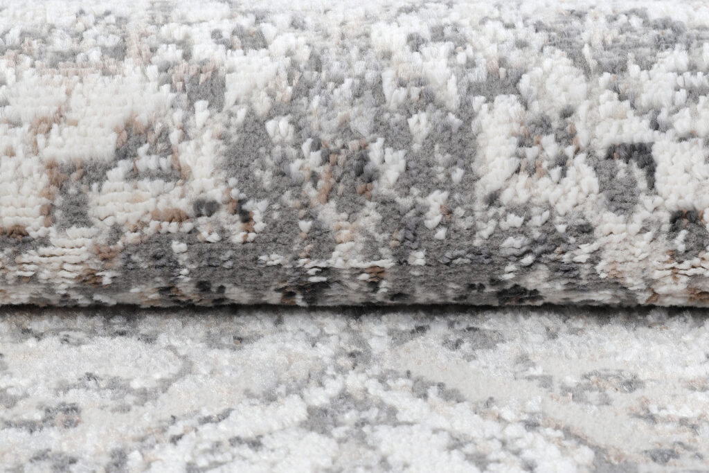 Tappeto Passatoia Valley Grigio Scuro Vintage Cornice