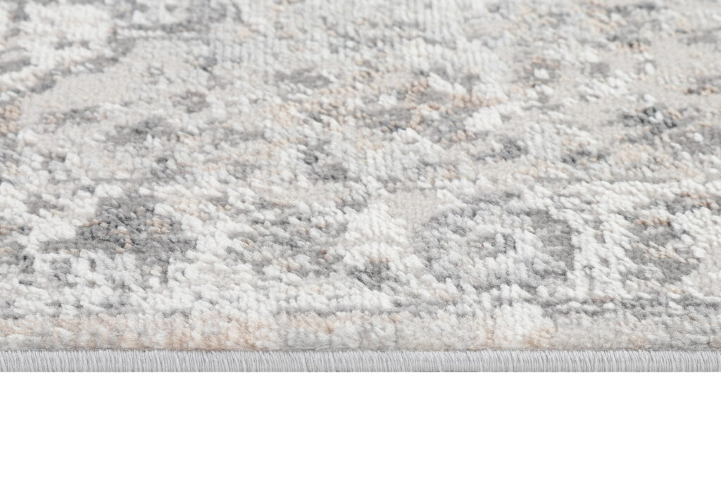 Tappeto Passatoia Valley Grigio Scuro Vintage Cornice