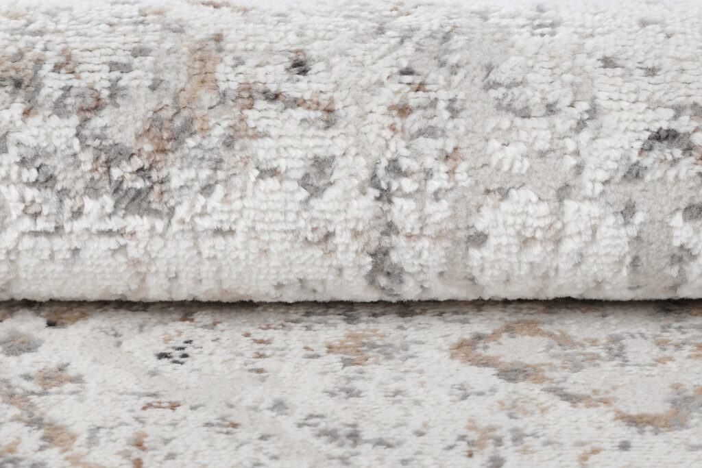 Tappeto Passatoia Valley Grigio Ornamenti Vintage