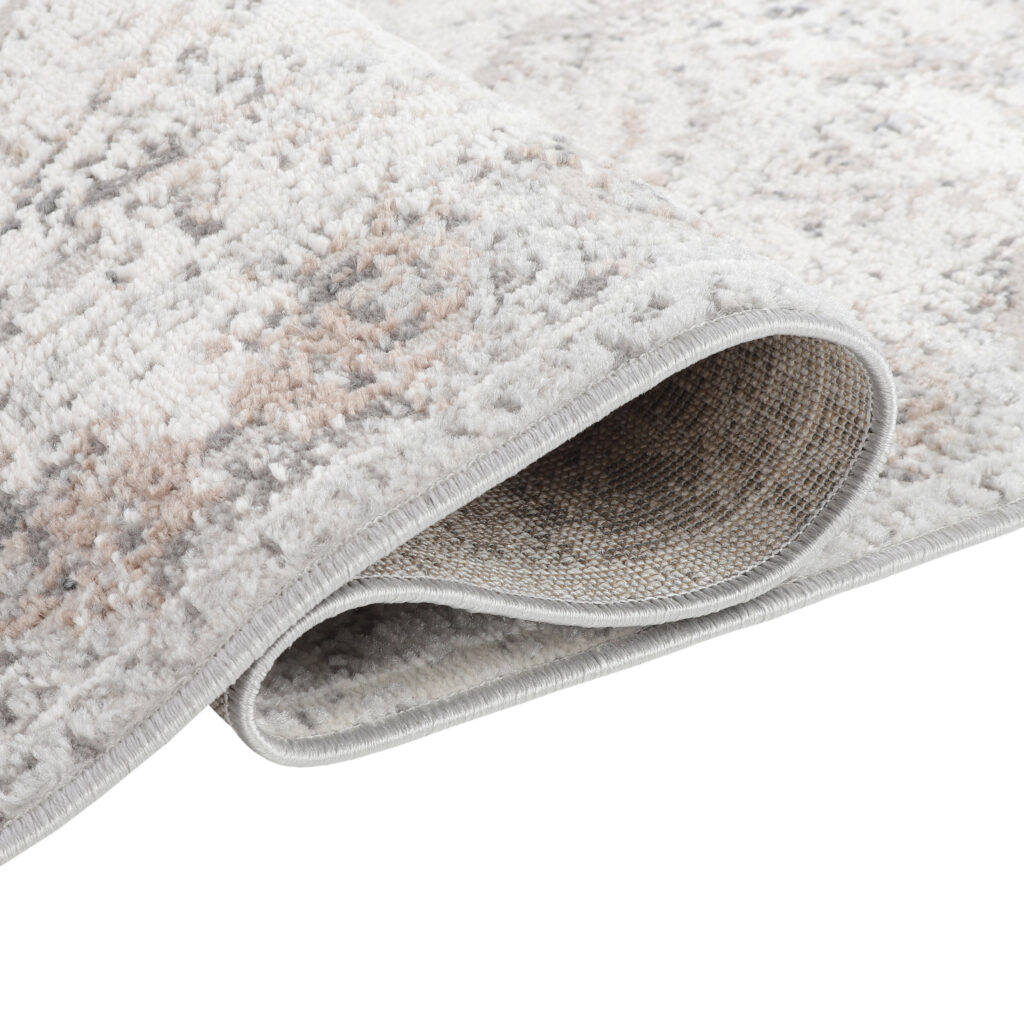 Tappeto Passatoia Valley Grigio Ornamenti Vintage