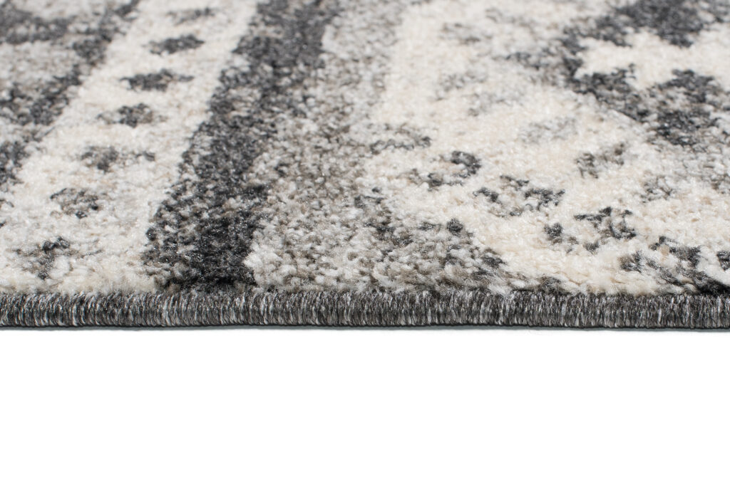 Tappeto Ethno Grigio Grafite Geometrico