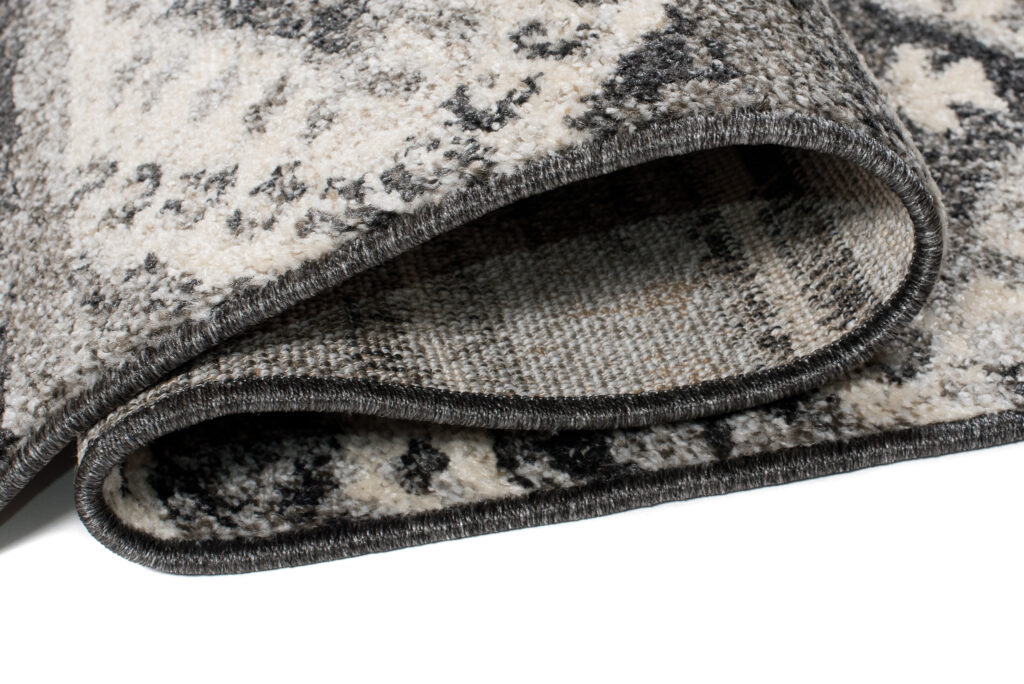 Tappeto Ethno Grigio Grafite Geometrico