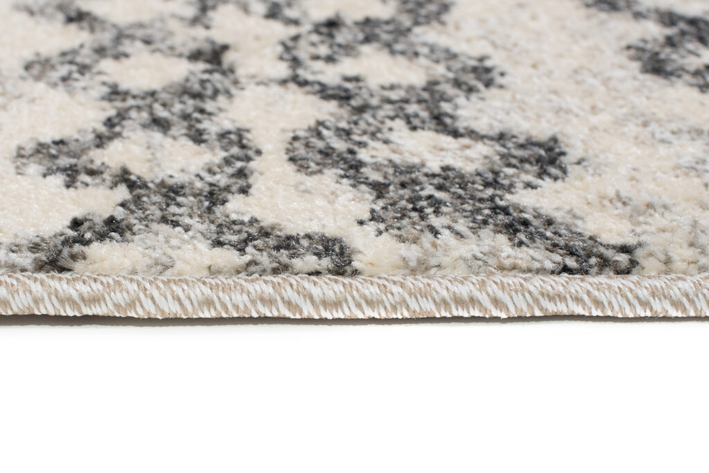 Tappeto Ethno Grafite Grigio Geometrico