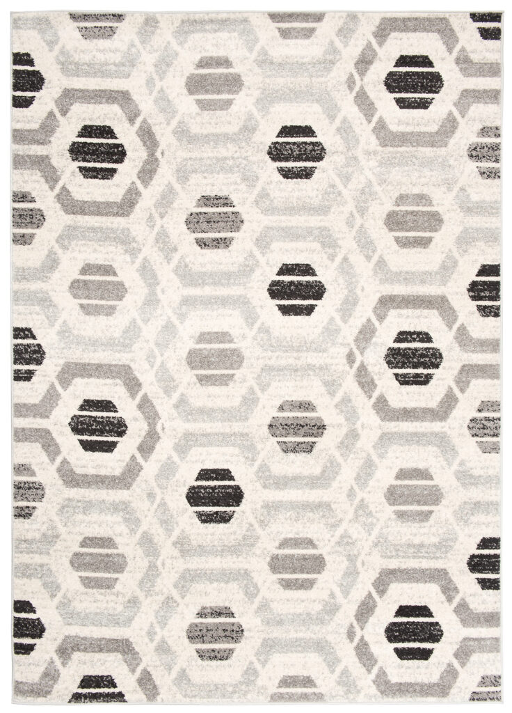 Tappeto Cosmo Moderno Grigio Antracite Geometrico