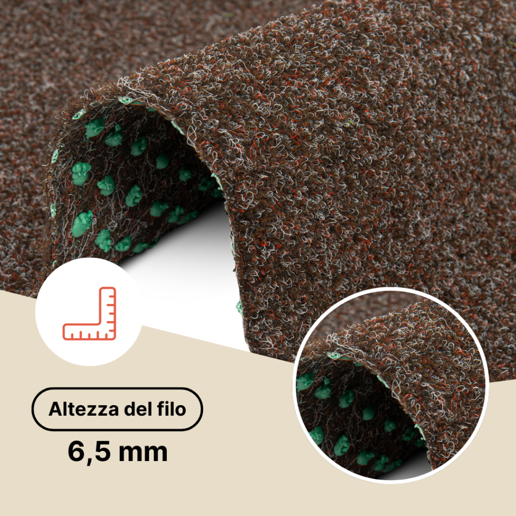 Erba Sintetica Garden Marrone 7mm