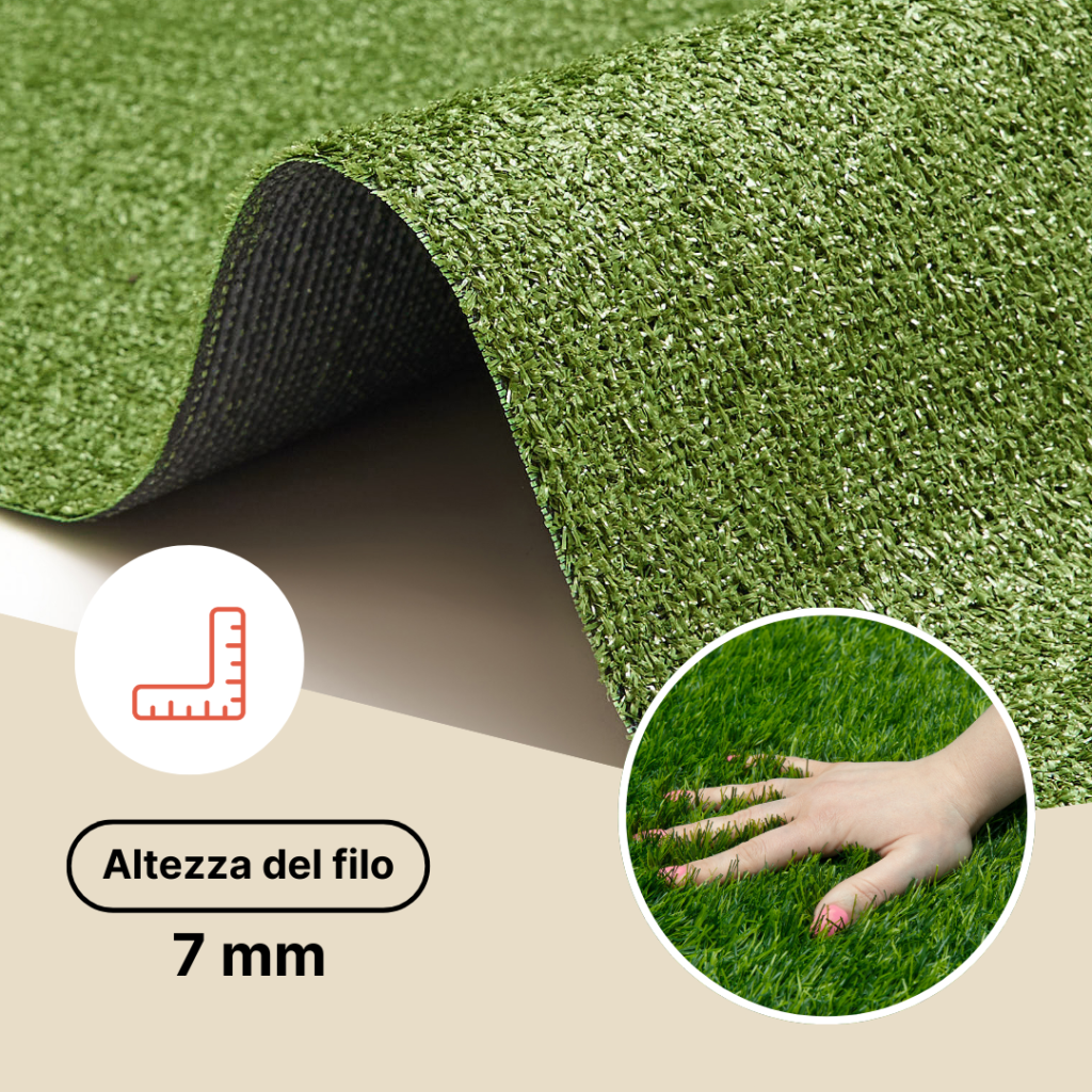 Erba Sintetica Canyoo Verde 7mm