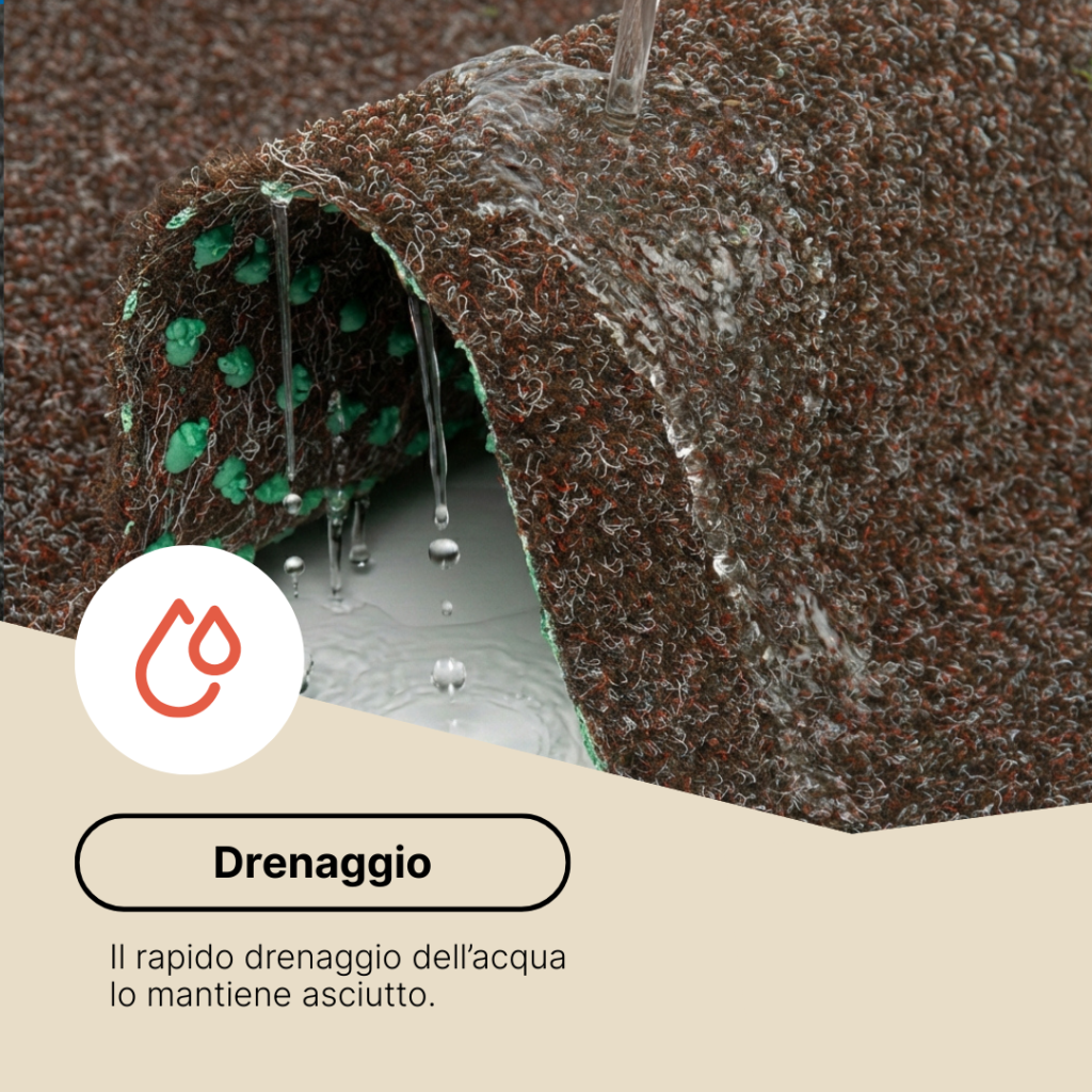 Erba Sintetica Garden Marrone 7mm
