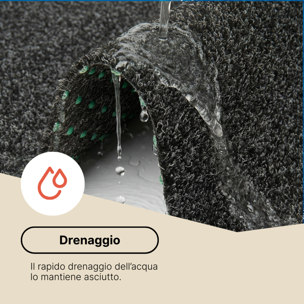 Erba Sintetica Garden Antracite 7mm