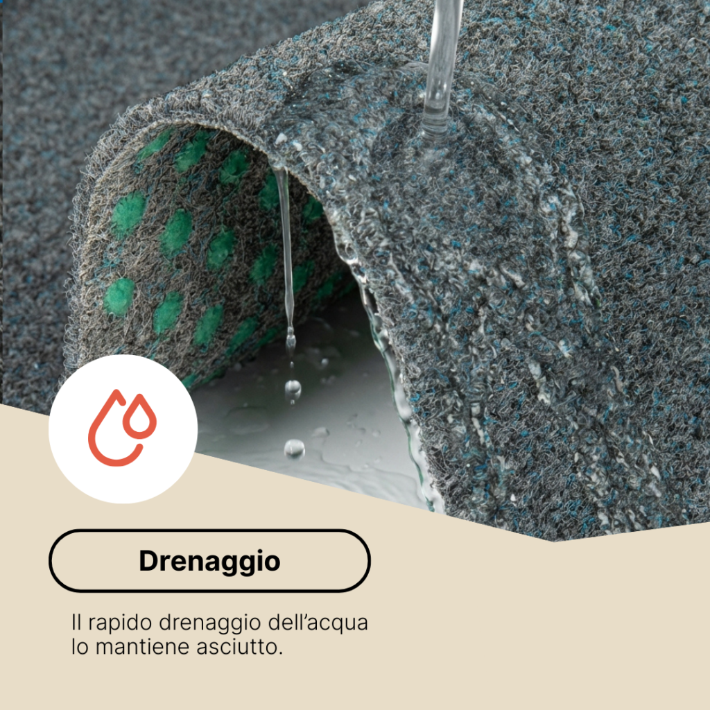 Erba Sintetica Garden Grigio 7mm