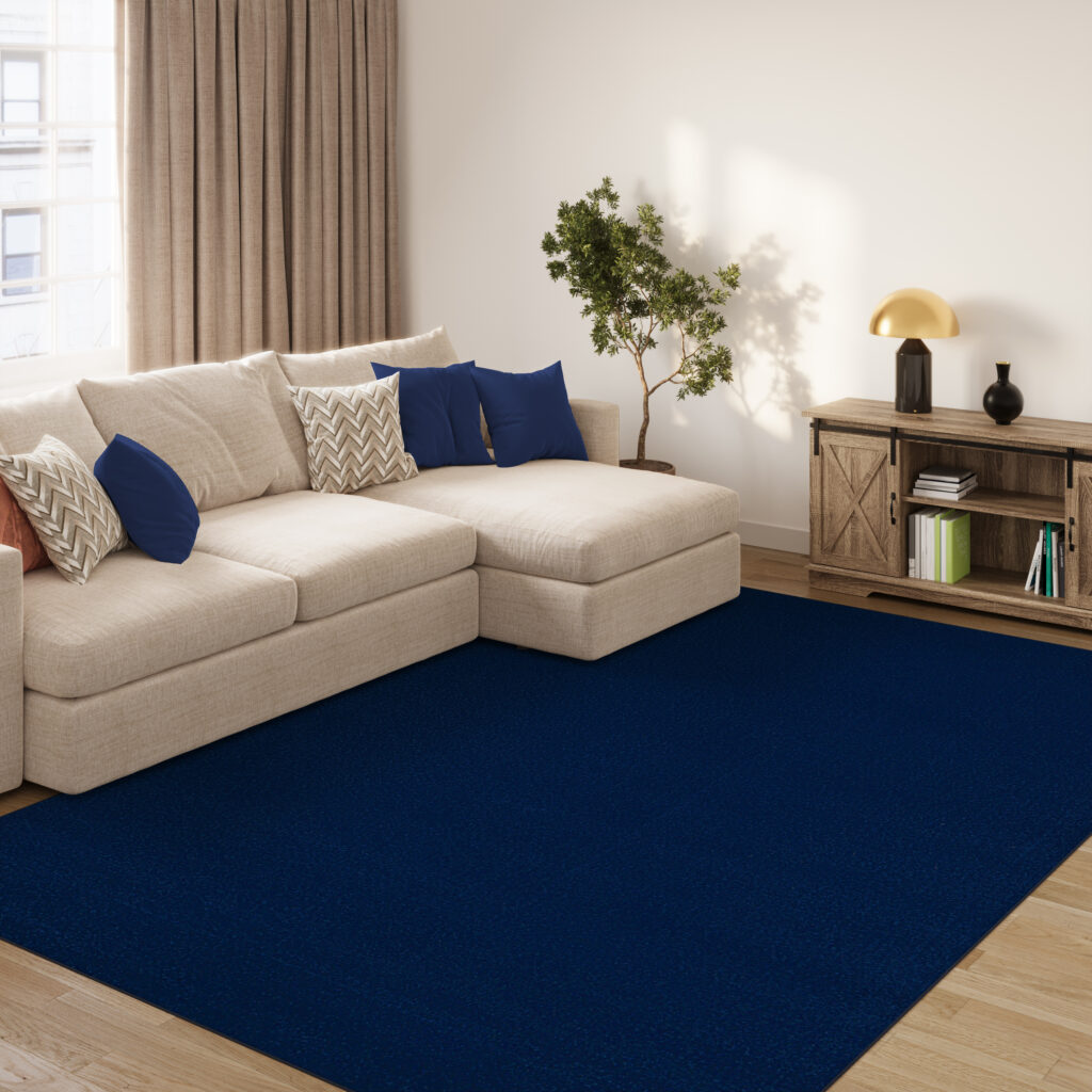Tappeto Mono Interno Esterno Blu Scuro